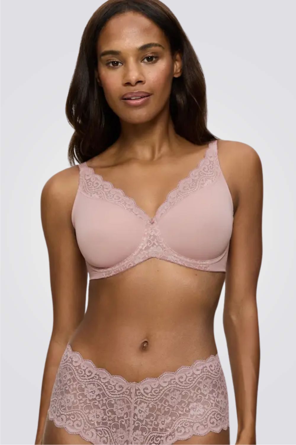 חזיית מינימייזר Amourette W01 ורוד עתיק