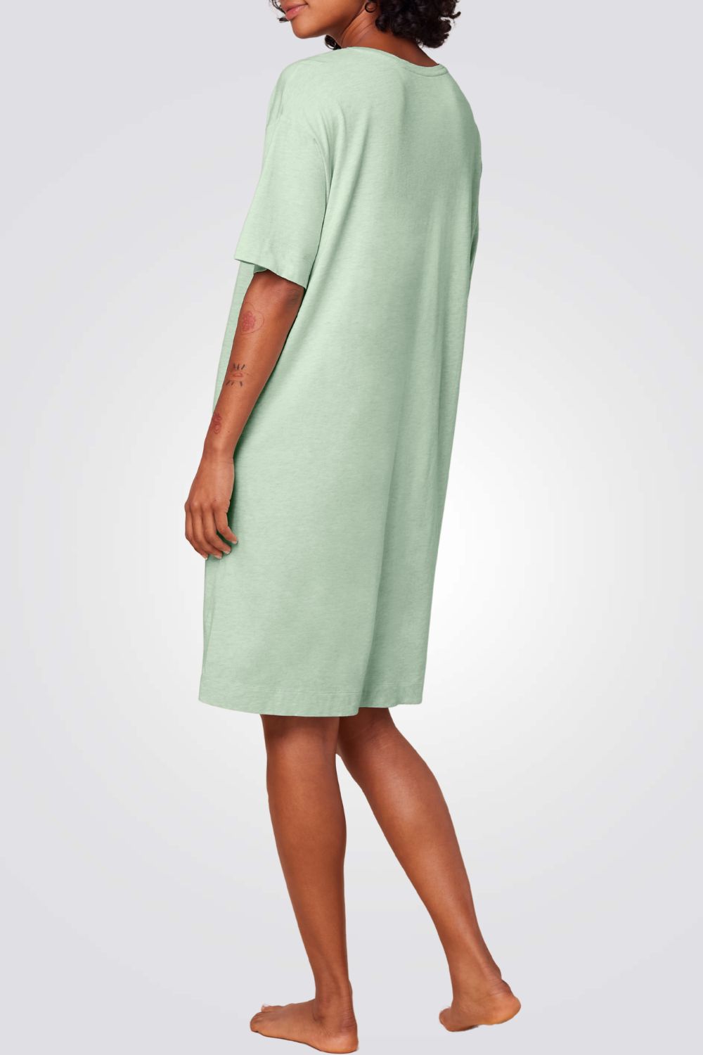 כותונת לילה Nightdresses NDK SSL 10 CO MD בצבע ירוק