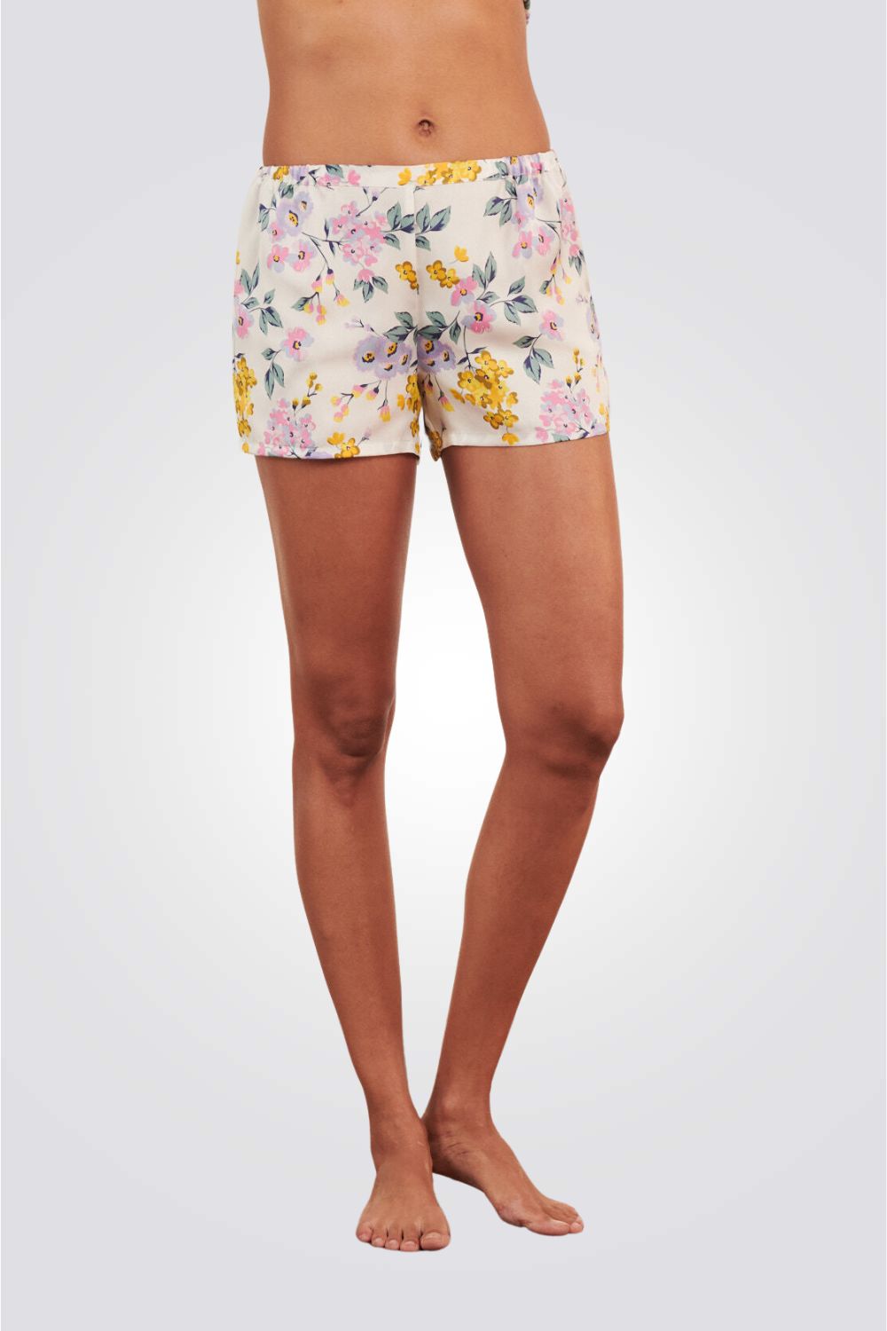 מכנסי פיג'מה קצרים NAIM בהדפס פרחוני
