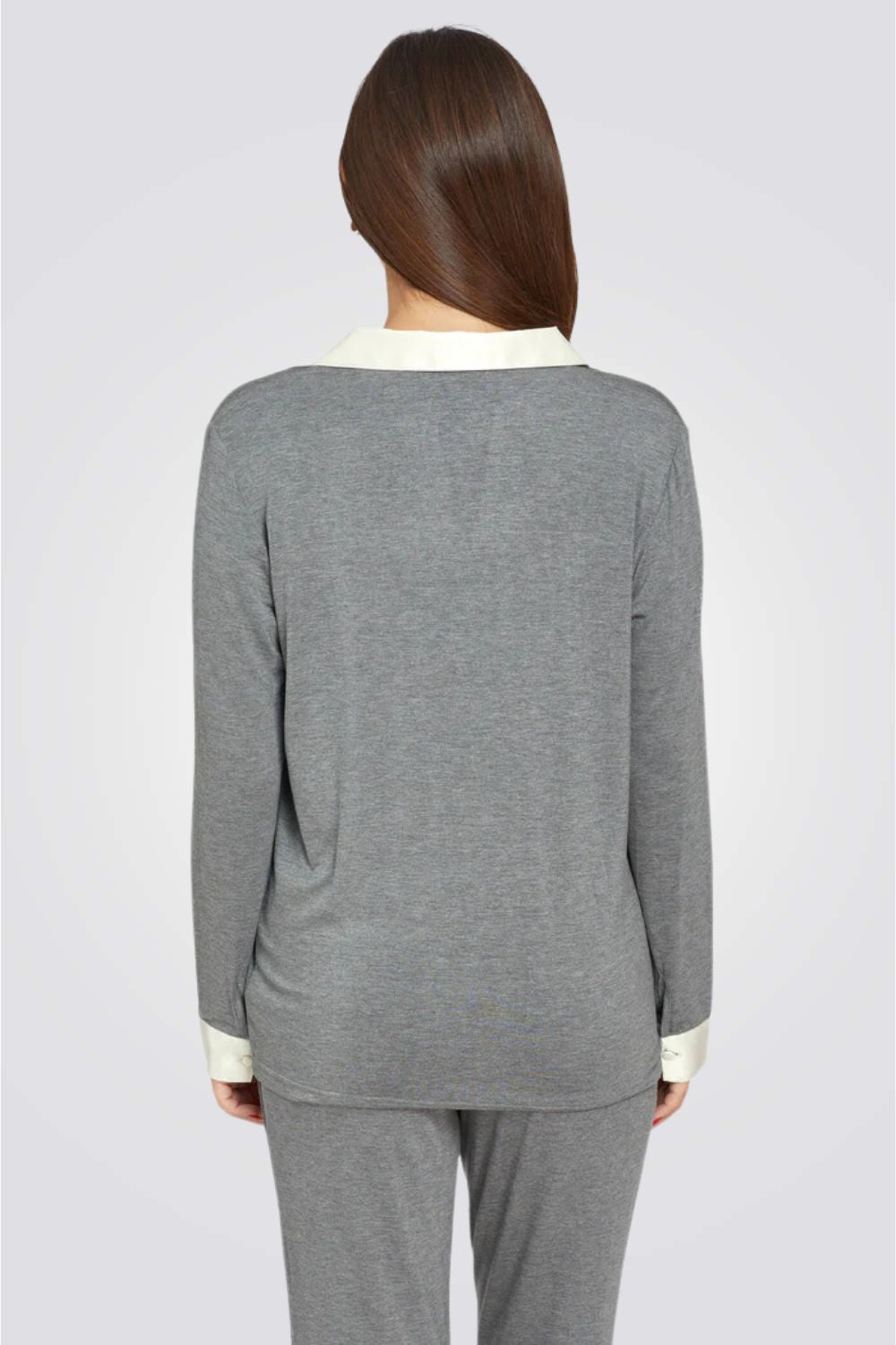 סט פיג'מה מכופתרת