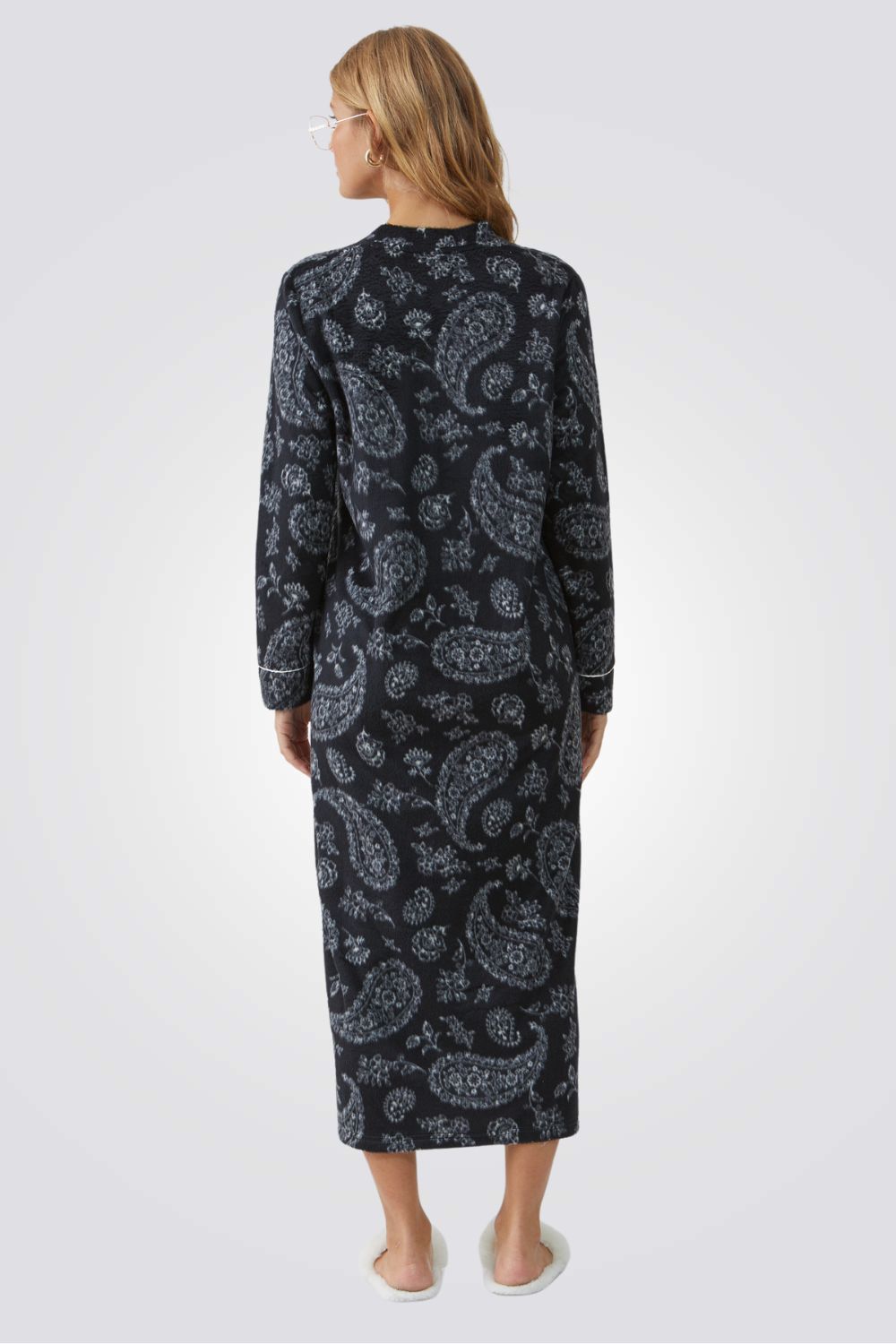 כותנת לילה פיסלי מינק