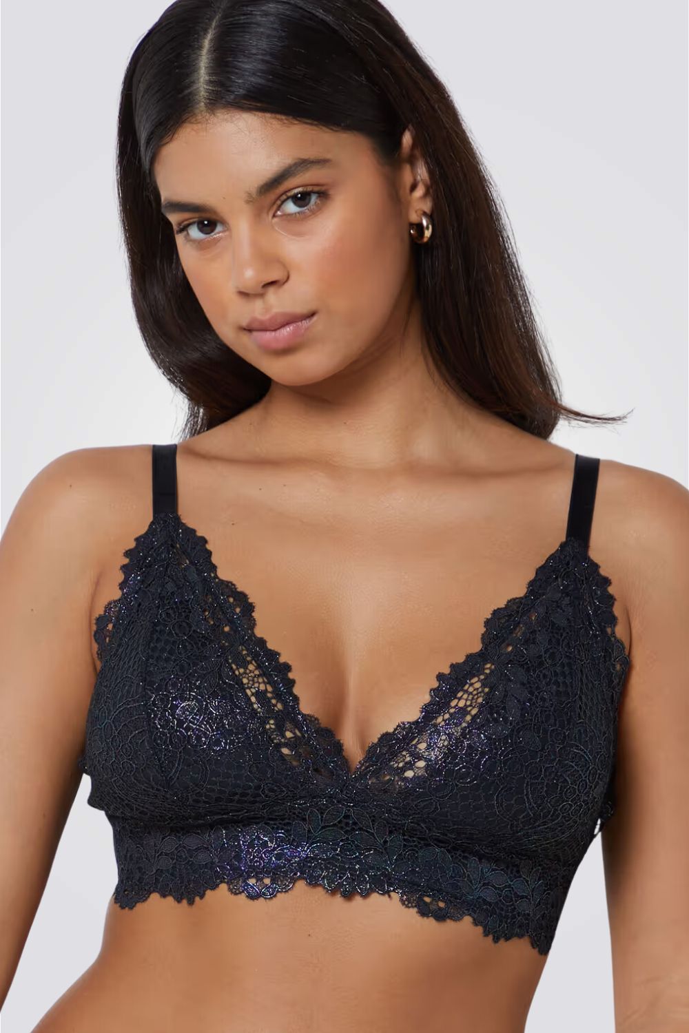 ברלט מבד נוצץ SUCCESS N*8 בצבע שחור