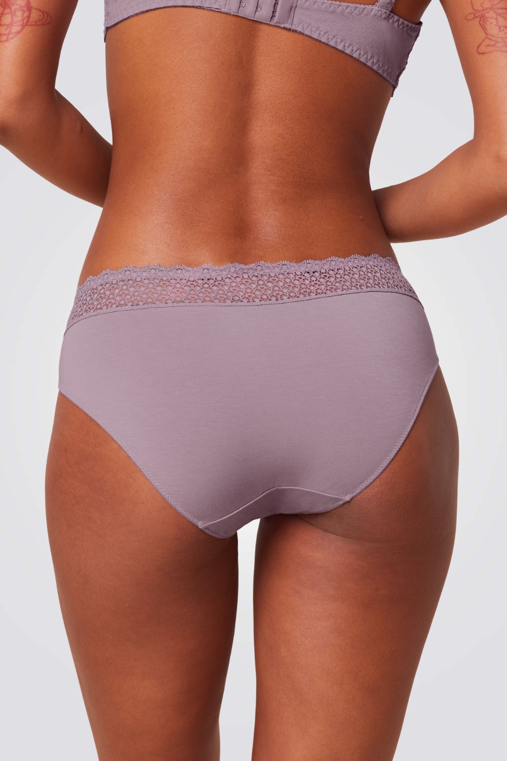 תחתוני היי לג Feel of Modal בצבע סגול