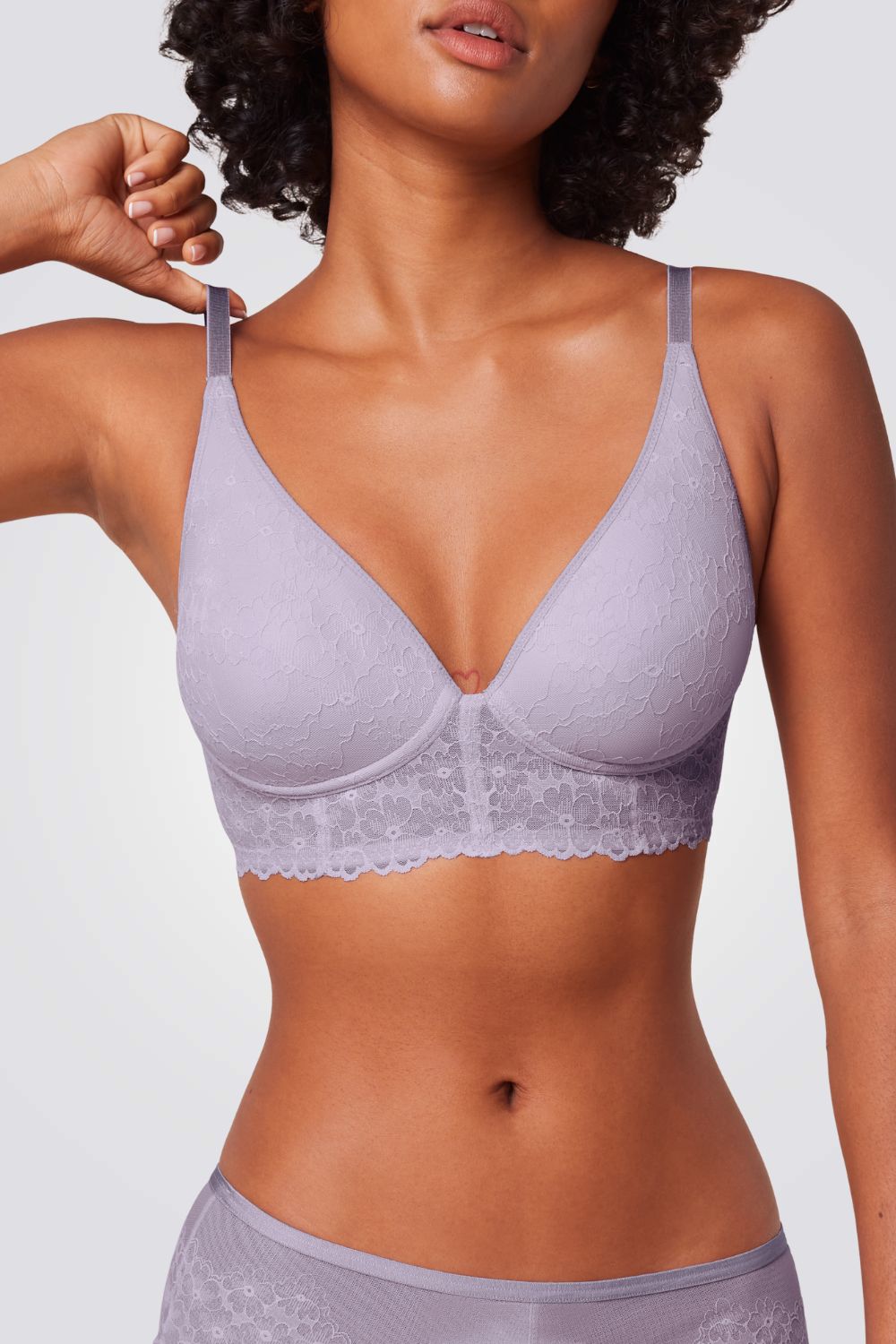 חזייה מרופדת Bright Spotlight P בצבע סגול