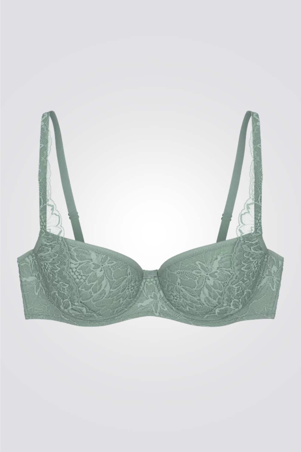 חזייה מרופדת Amourette Charm T WHP02 בצבע ירוק