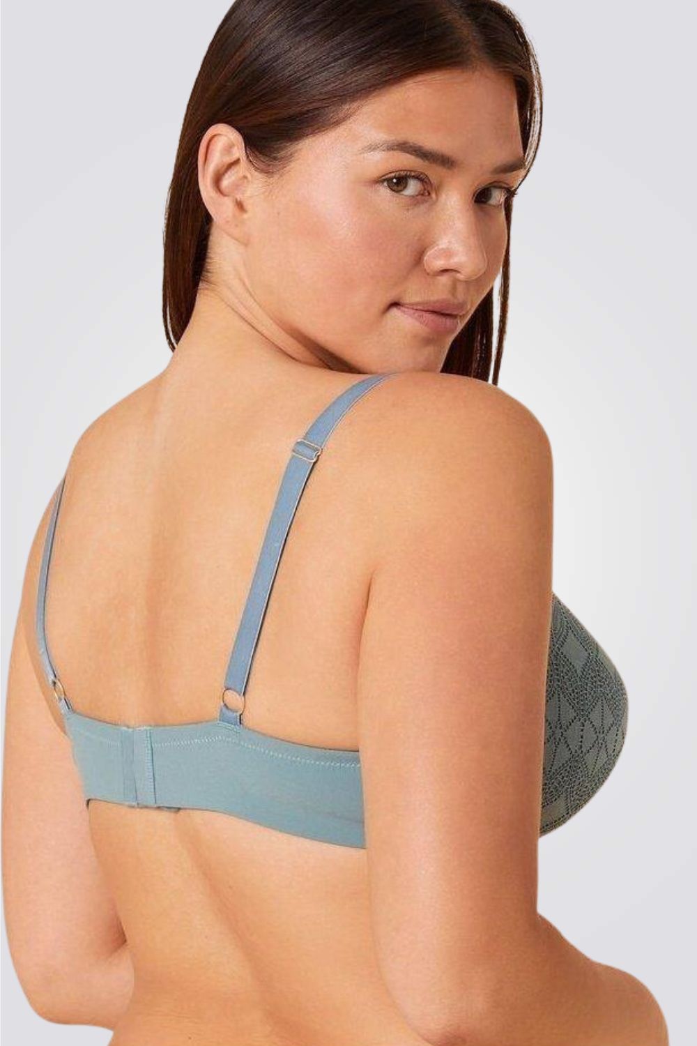 חזיית תחרה בריפוד קל SKY טורקיז