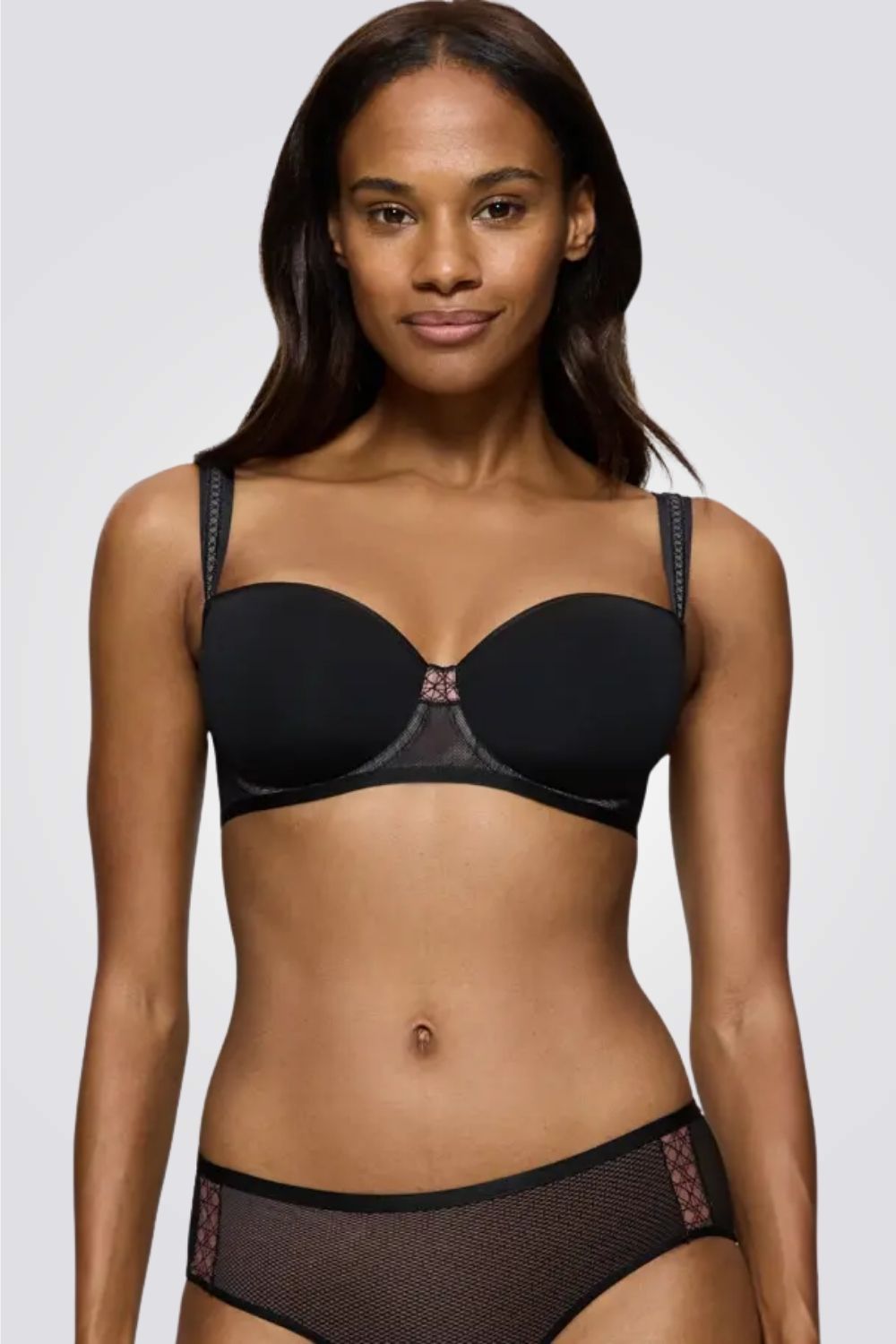 חזייה מרופדת Palina Cosmic Heartbeat WHP בצבע שחור