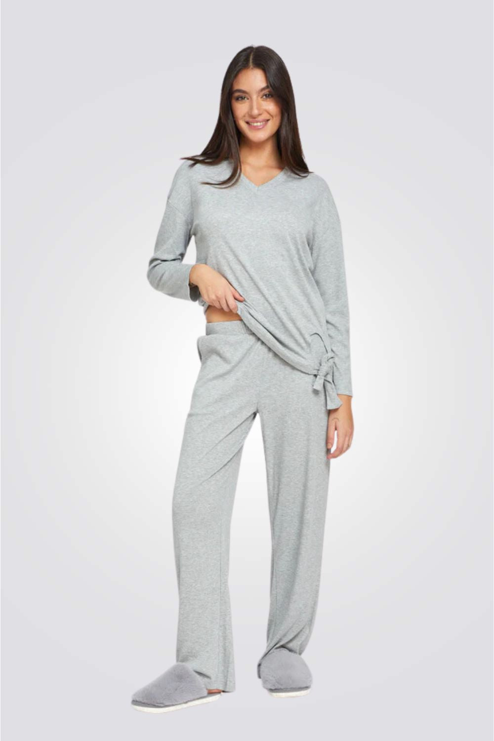 חליפת פנאי ריב עם קשירת צד