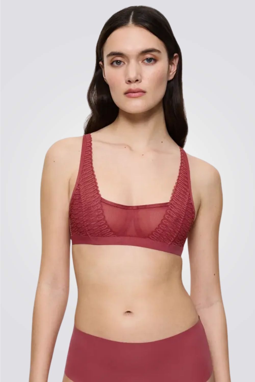 חזייה מרופדת Aura Spotlight T W02 בצבע אדום