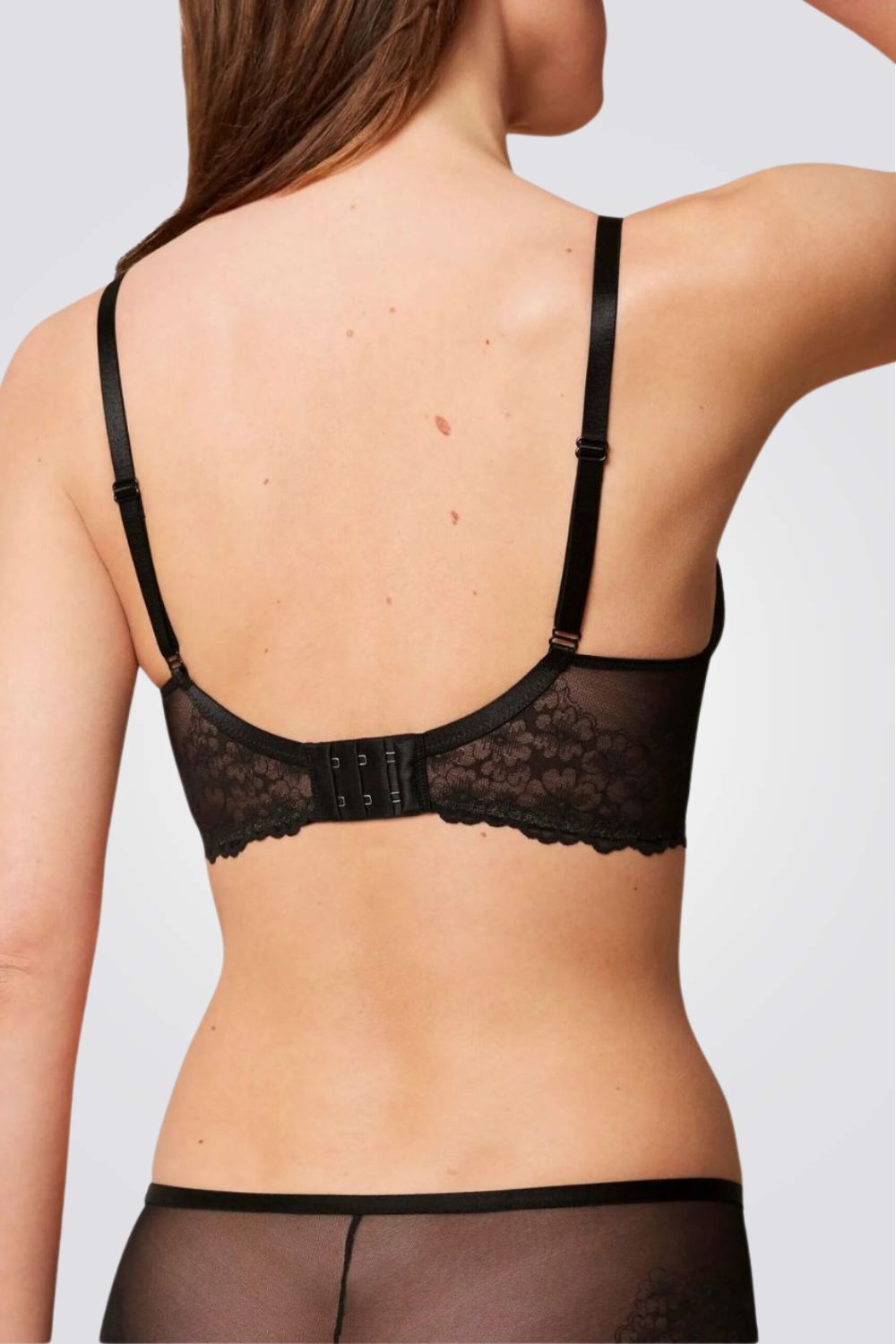 חזיית תחרה מרופדת Bright Spotlight P בצבע שחור