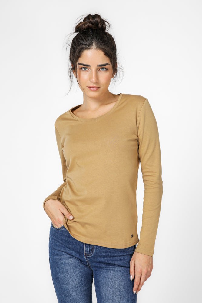 טישירט מפתח עגול לנשים | קנת קול