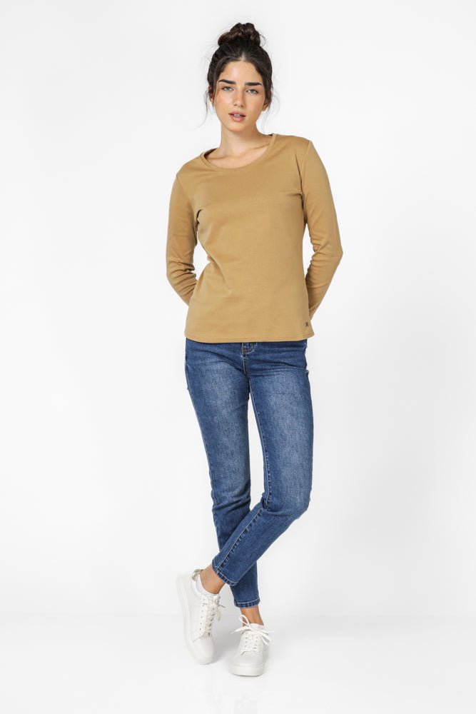 טישירט מפתח עגול לנשים | קנת קול