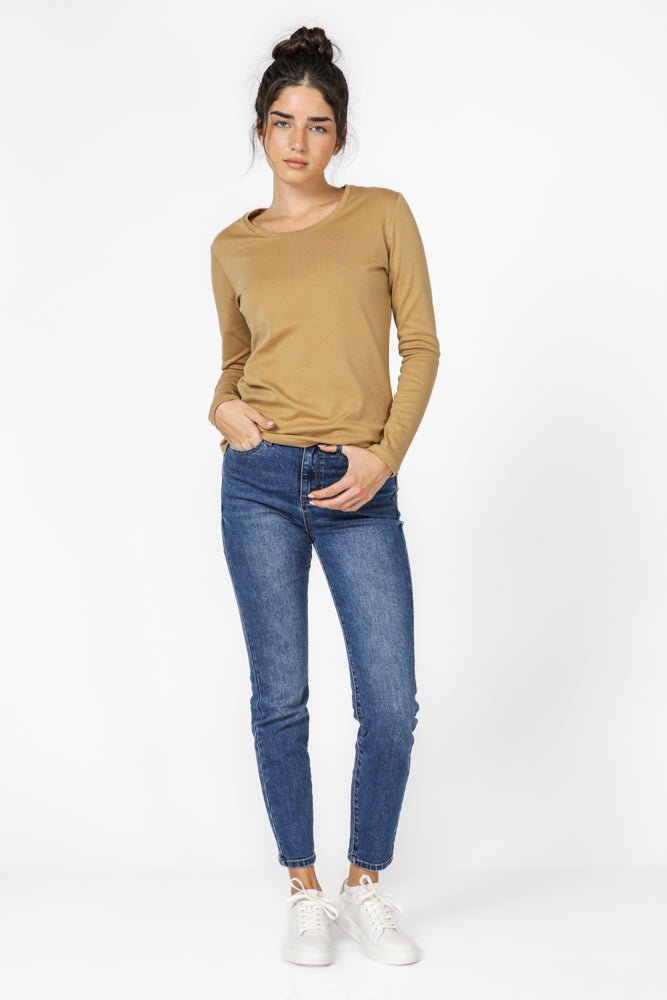 טישירט מפתח עגול לנשים | קנת קול