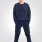 מכנסי טרנינג ילדים בצבע כחול - 1