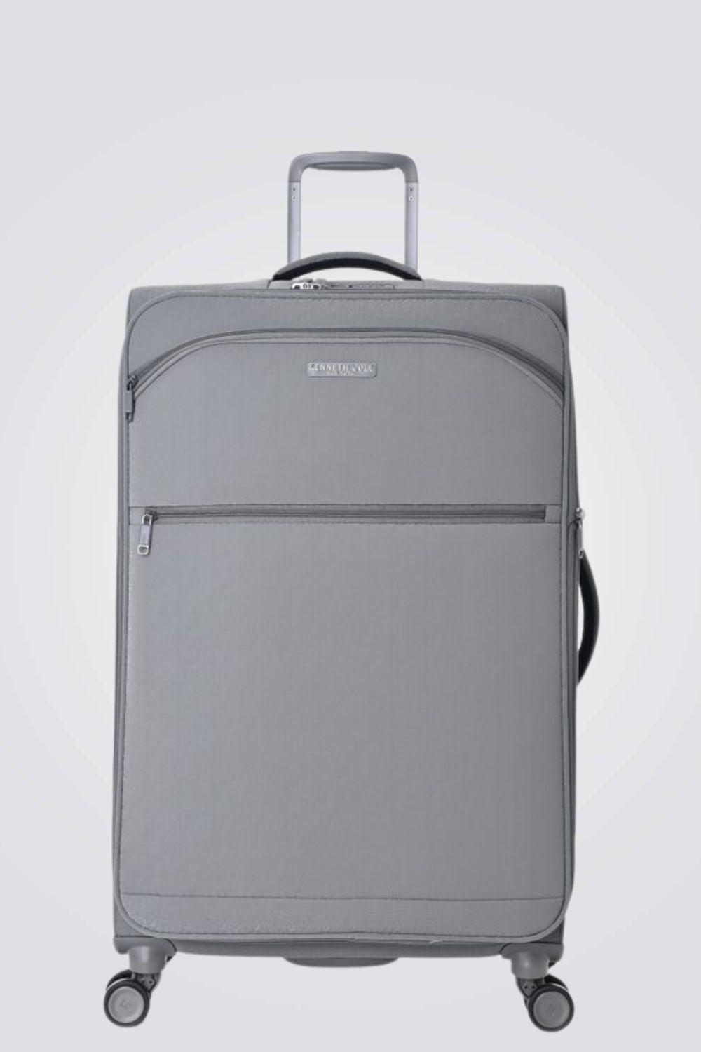 מזוודה מבד גדולה 28'' BROOKLYN בצבע אפור