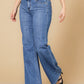 מכנס ג'ינס בוטקאט בצבע כחול - 2