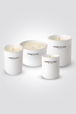 נר ריחני דקורטיבי בריח אוריינטל רוז 260 גר' צבע לבן