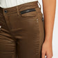 מכנסיים ארוכים לנשים בצבע חום - 4