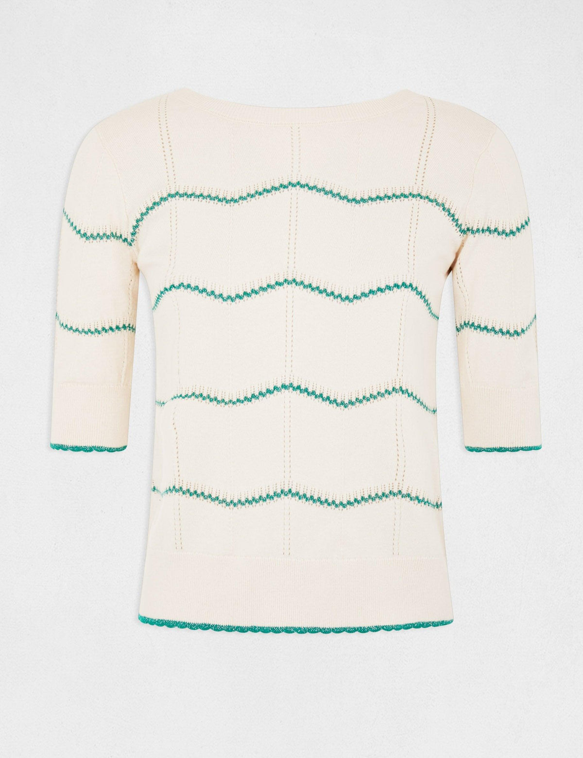 חולצת סריג לנשים בצבע אבן - MASHBIR//365