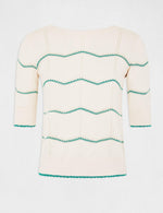 חולצת סריג לנשים בצבע אבן - MASHBIR//365