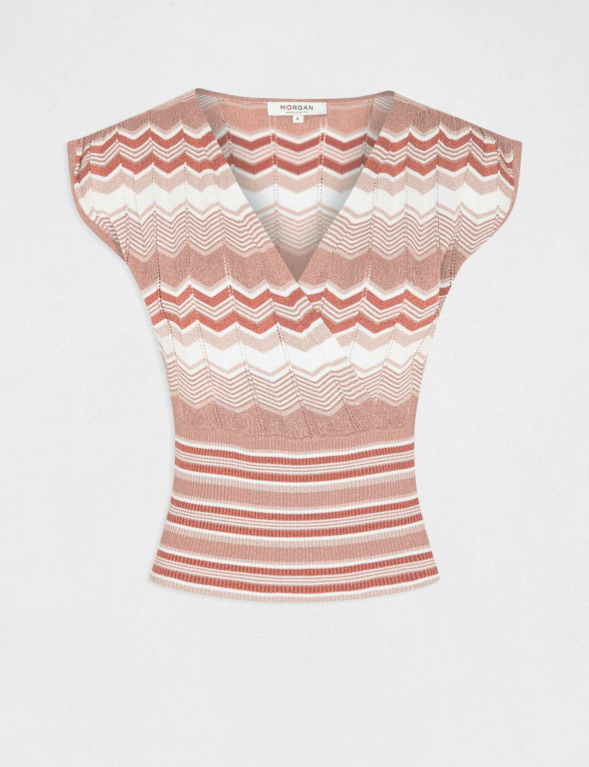 חולצת מעטפת לנשים בצבע ורוד עתיק - MASHBIR//365