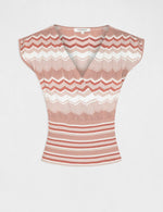 חולצת מעטפת לנשים בצבע ורוד עתיק - MASHBIR//365