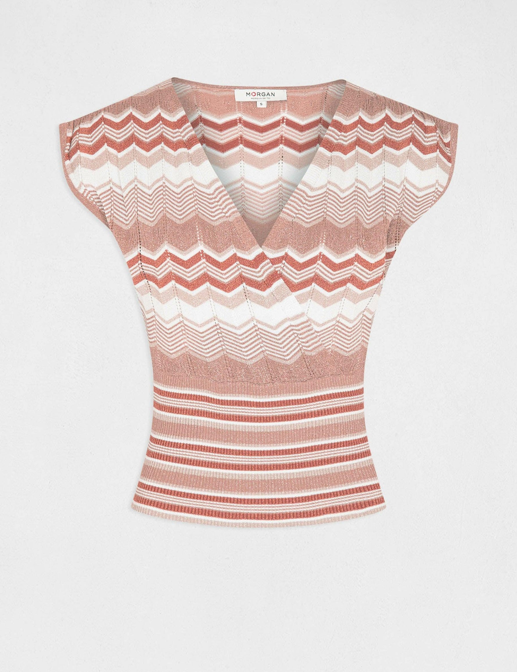 חולצת מעטפת לנשים בצבע ורוד עתיק - MASHBIR//365