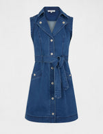 שמלת כפתורים בצבע ג'ינס - MASHBIR//365