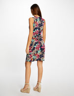 שמלת מיני עם הדפס פרחים בצבע נייבי - MASHBIR//365