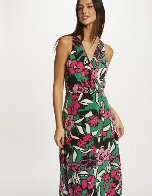 שמלת מקסי עם הדפס פרחים - MASHBIR//365