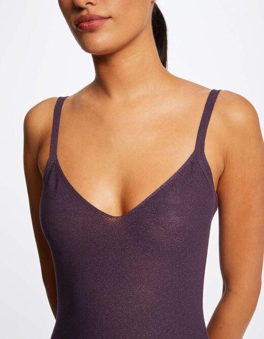 שמלת מידי עם רצועות בצבע סגול - MASHBIR//365