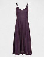 שמלת מידי עם רצועות בצבע סגול - MASHBIR//365