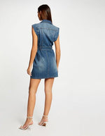 שמלת כפתורים בצבע ג'ינס - MASHBIR//365