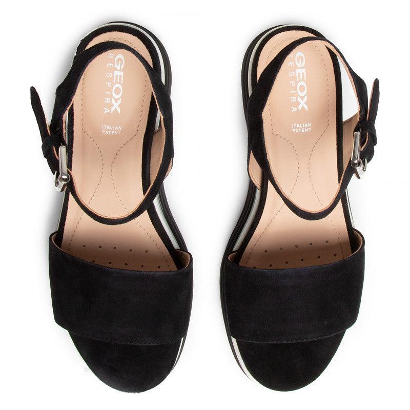 סנדל פלטפורמה לנשים GARDENIA בצבע שחור - MASHBIR//365