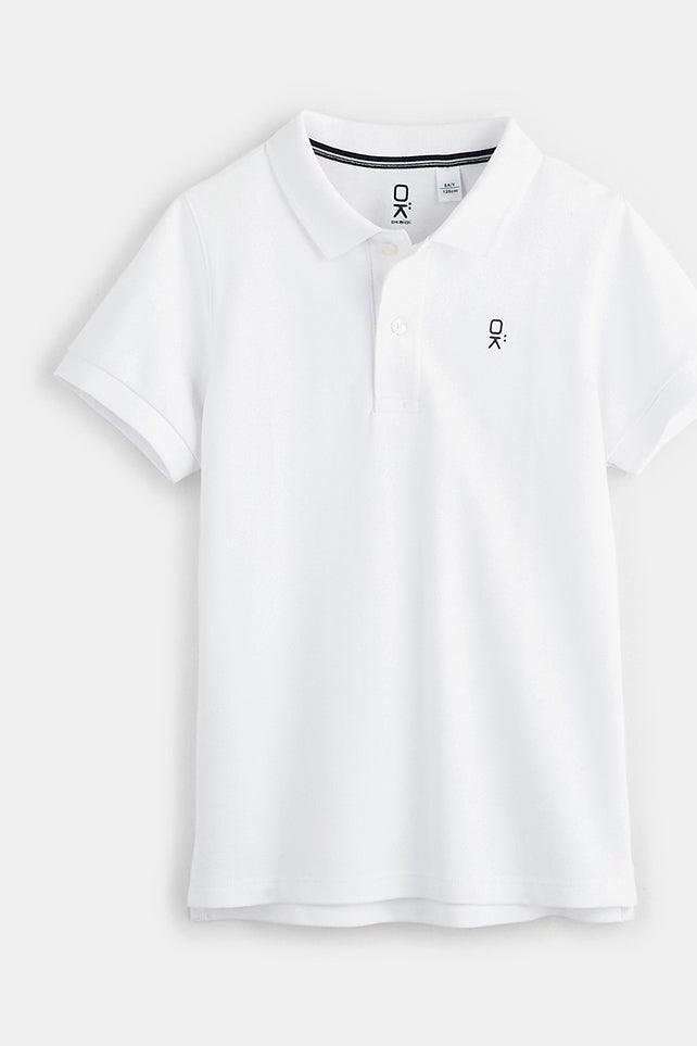חולצת פולו ילדים לבנה - MASHBIR//365
