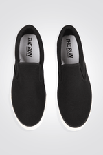 סניקרס לגבר KAM RUNS SLIP ON בצבע שחור - MASHBIR//365