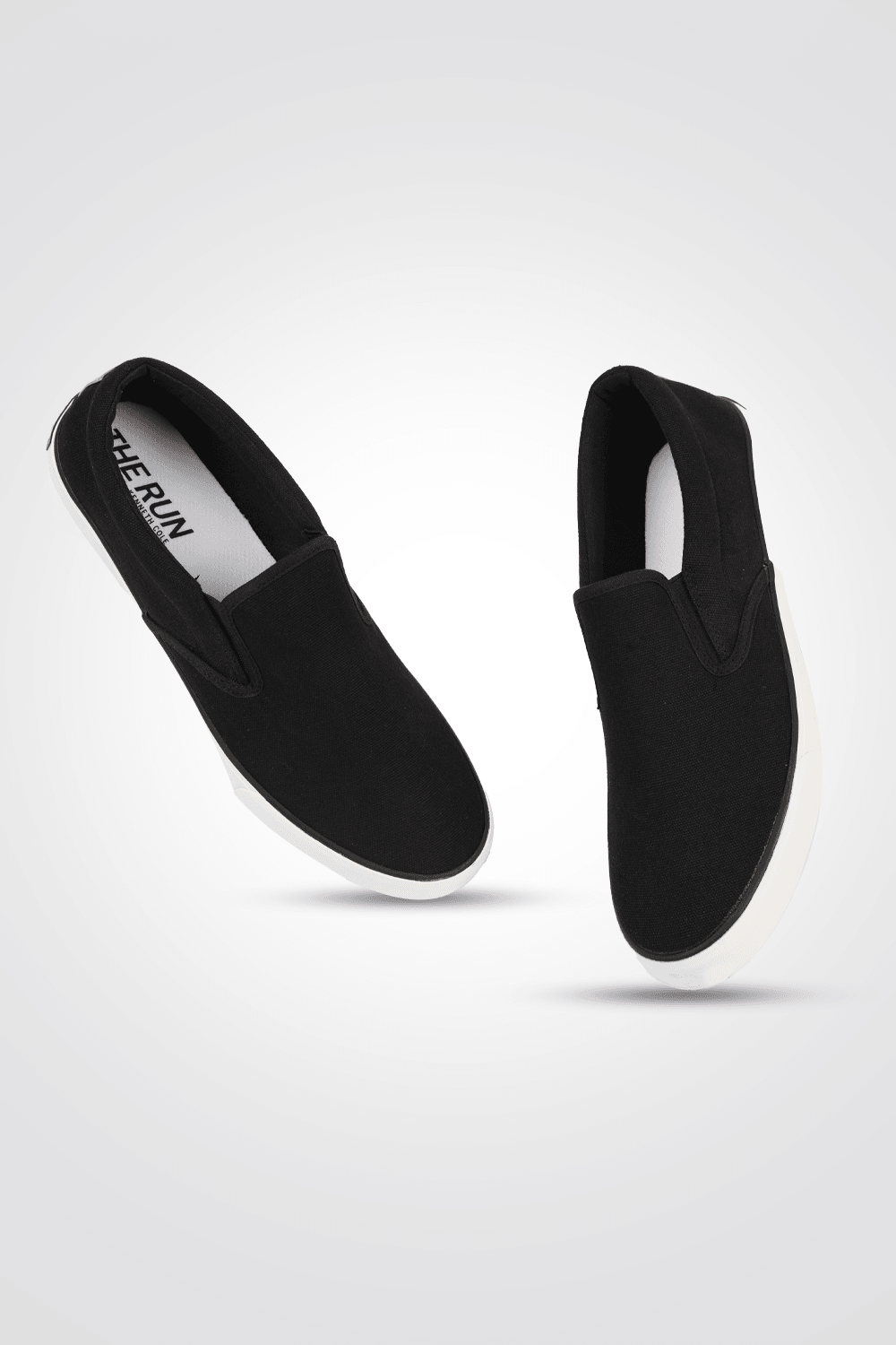 סניקרס לגבר KAM RUNS SLIP ON בצבע שחור - MASHBIR//365