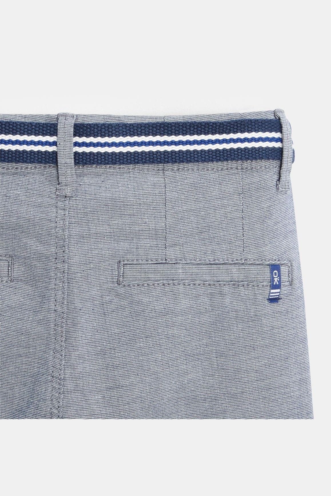 מכנסי ברמודה SLIM בנים ג'ינס בהיר - MASHBIR//365