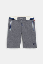 מכנסי טריקו קצרים אפור כהה נערים