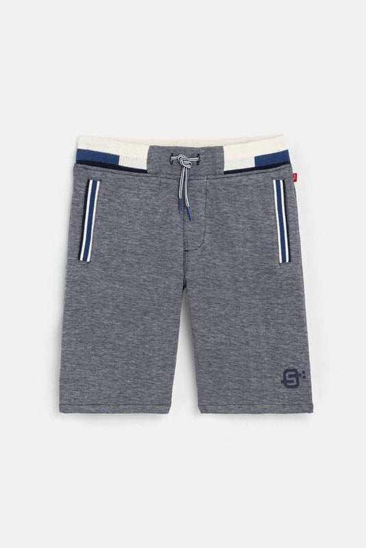 מכנסי טריקו קצרים אפור כהה נערים