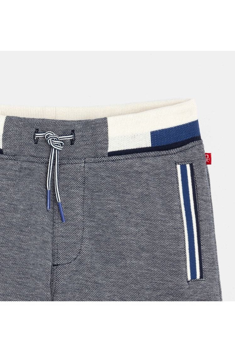 מכנסי טריקו קצרים אפור כהה לנערים