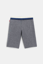 מכנסים טריקו קצרים אפור כהה נערים