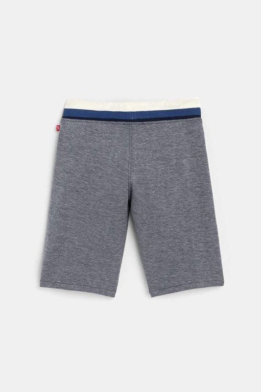 מכנסי טריקו קצרים אפור כהה ילדים