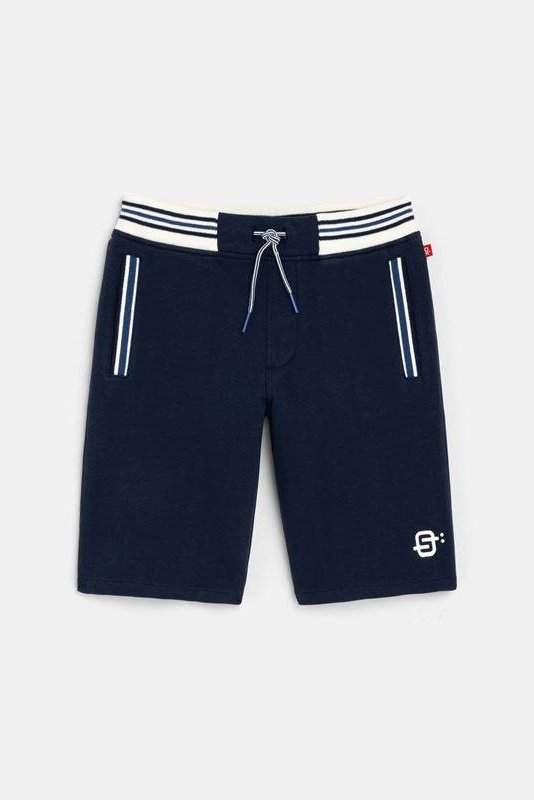 מכנסי טריקו קצרים נייבי נערים