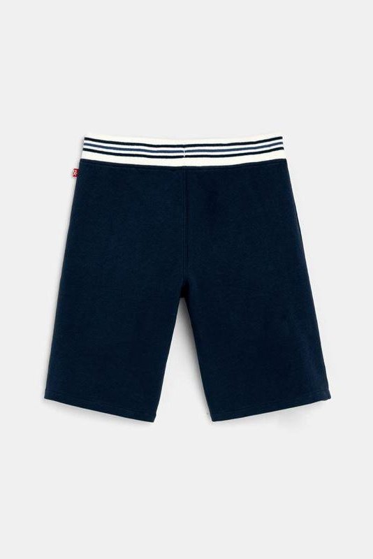 מכנסי טריקו קצרים נייבי לנערים