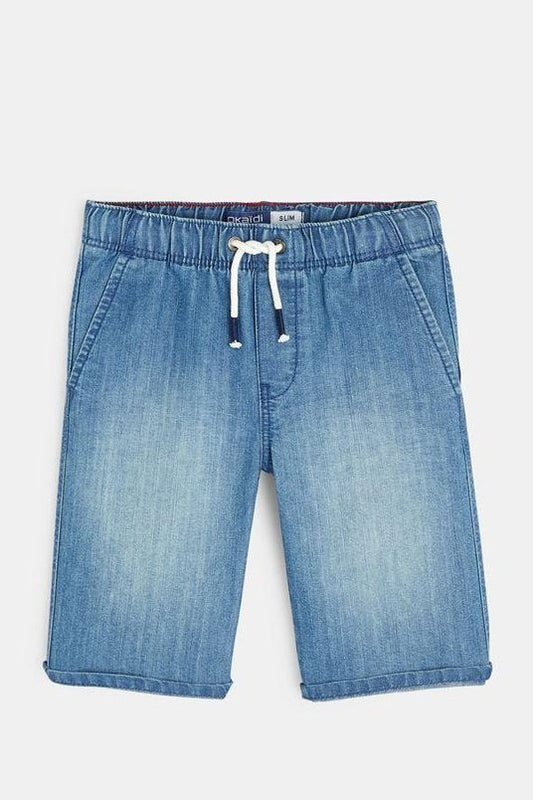 מכנסי ברמודה ג'ינס נערים - MASHBIR//365