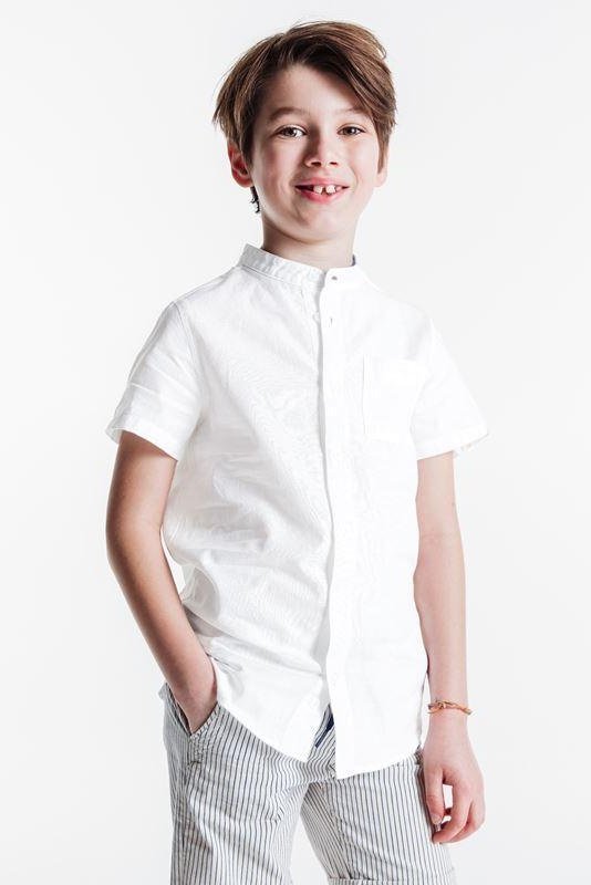 חולצה מכופתרת לבנה לילדים - MASHBIR//365