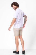 חולצת פולו קצרה צבע לילך - MASHBIR//365