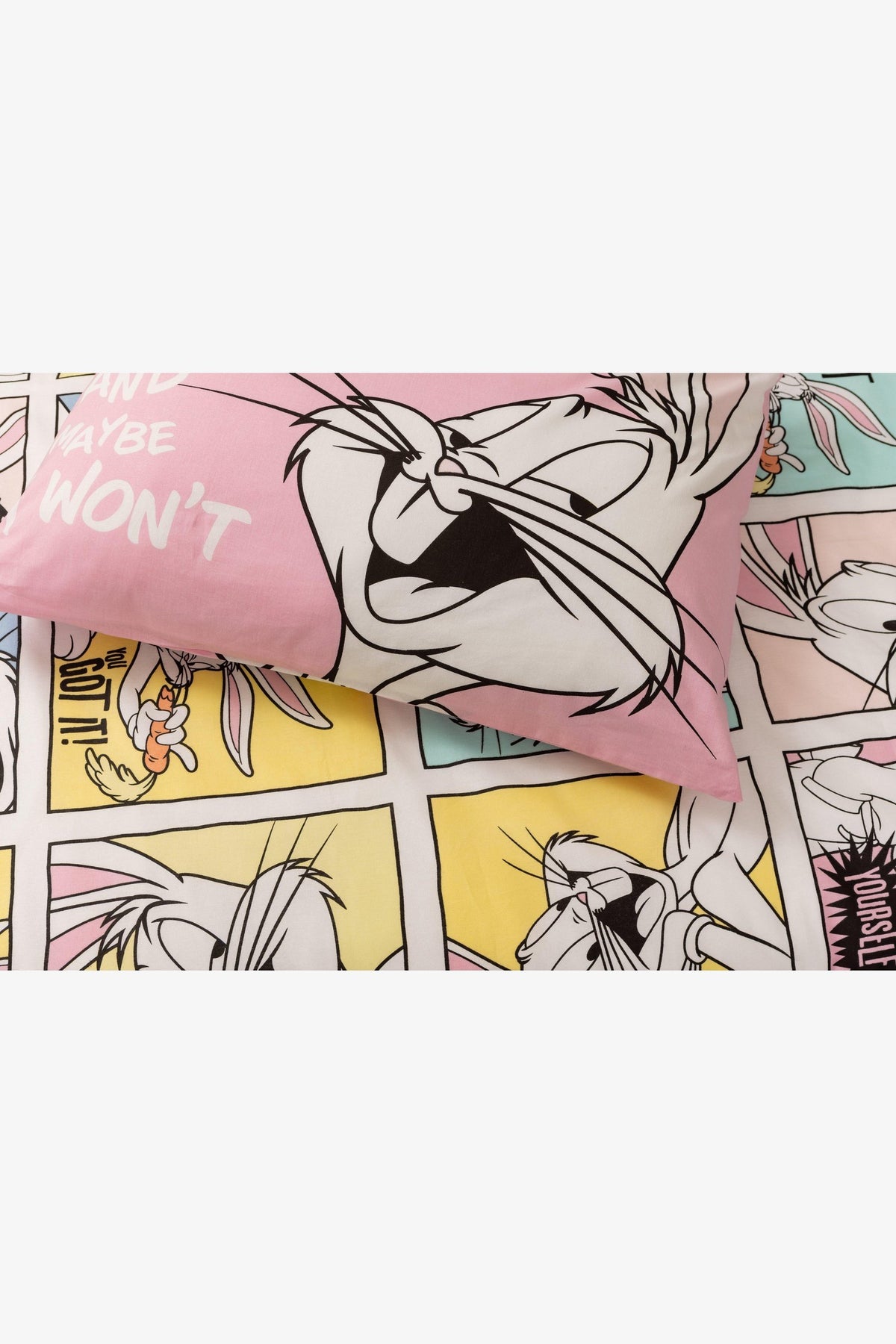 סט מצעים 90/200 מיטת יחיד כותנה דגם RABBIT - MASHBIR//365