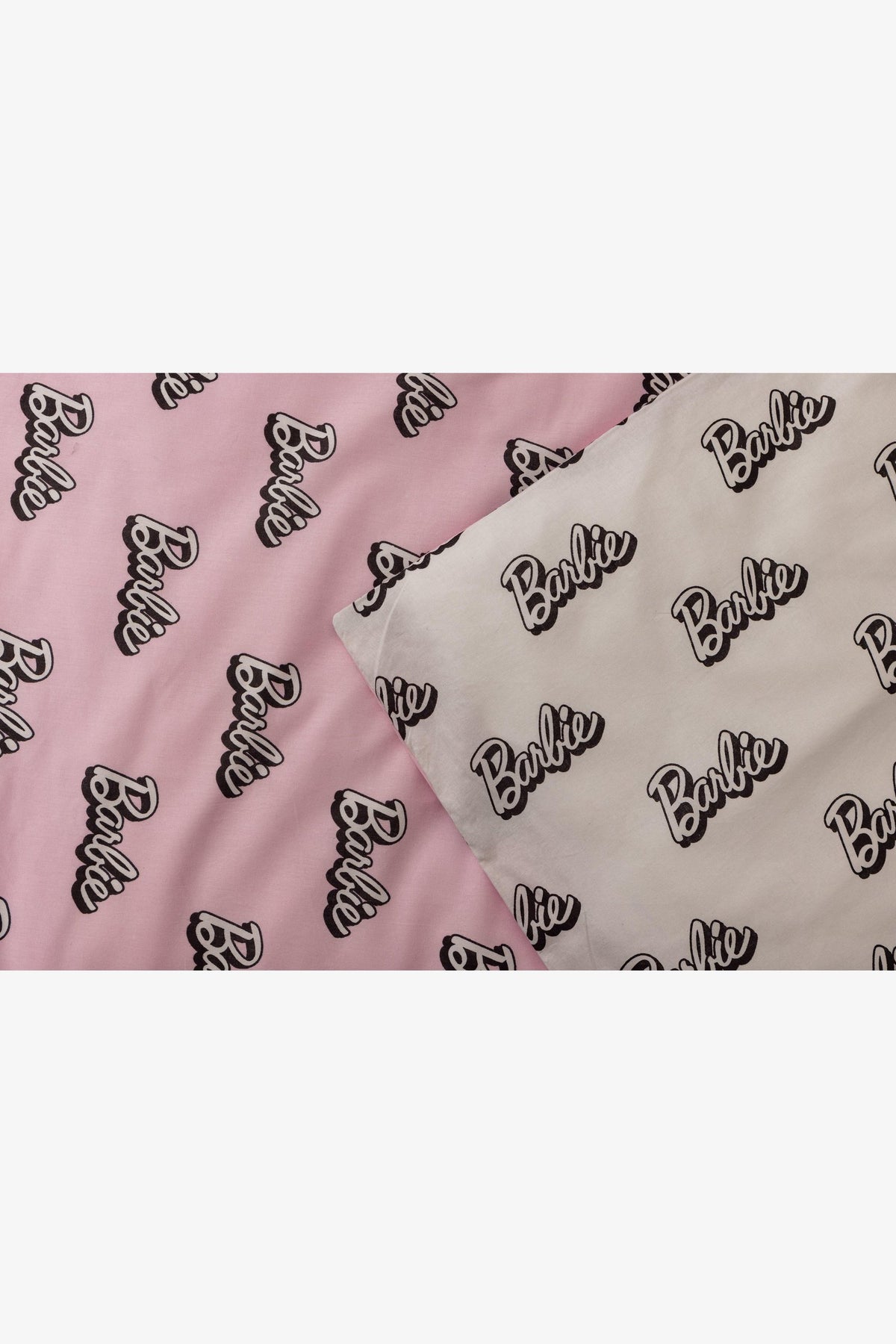 סט מצעים 120/200 מיטת וחצי כותנה דגם BARBIE - MASHBIR//365